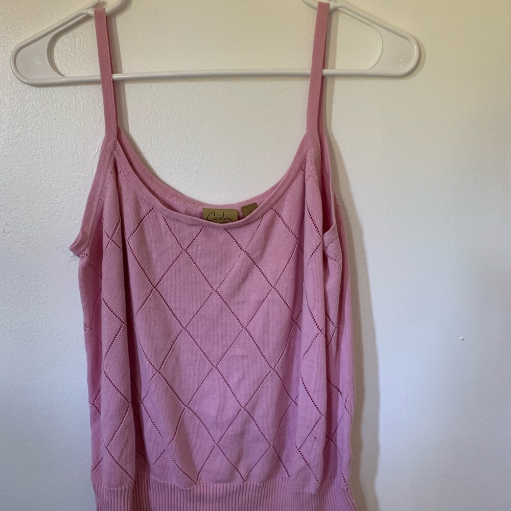 Knit Pink Tanktop